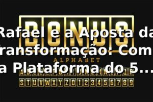 Rafael e a Aposta da Transformação: Como a Plataforma do 57a Mudou Sua Visão sobre Cassinos Online